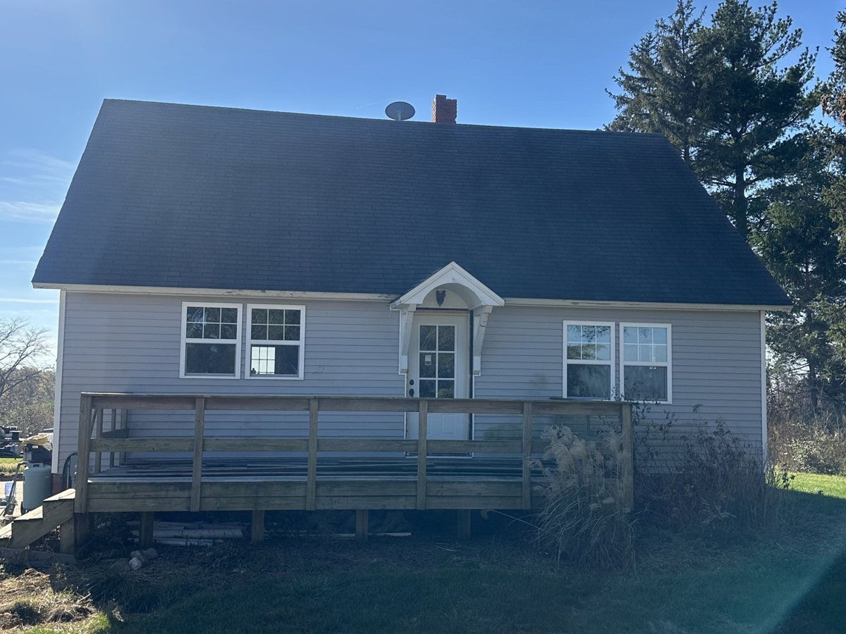 The farmhouse when we bought it